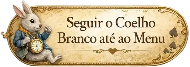 Seguir o Coelho Branco até ao Menu
