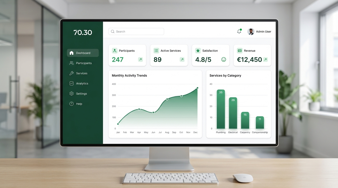 Admin dashboard